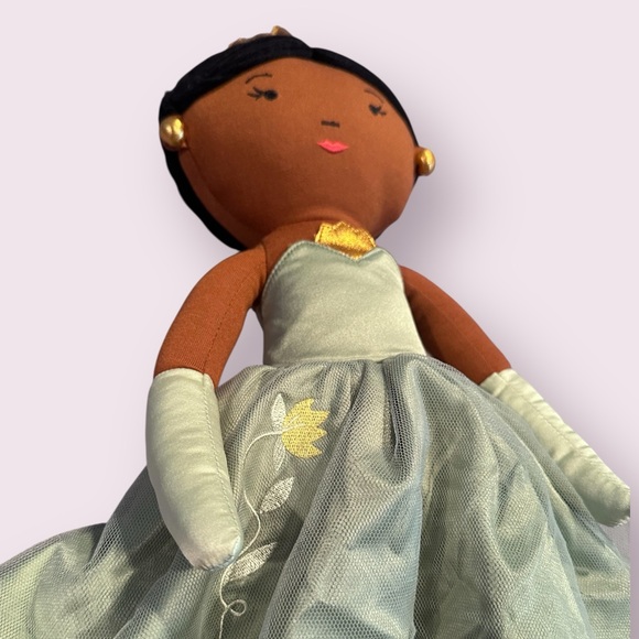 NWT Disney Pillowfort Tiana Princess And The Frog Throw Pillow Doll Toy 20" - Picture 5 of 10